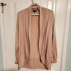 Dynamite Beige Open Front Cardigan